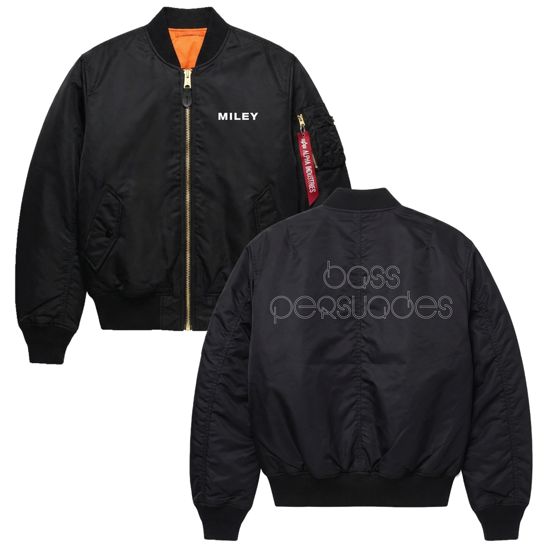 Bass Persuades Bomber Jacket – Miley